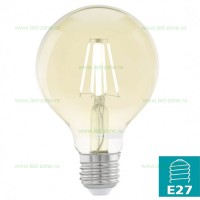 Bec LED Vintage E27 8W Glob G80